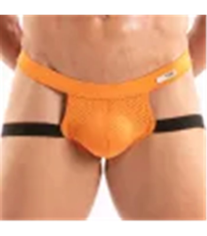 Jockstrap Herren Orange – Atmungsaktiv & Elastisch, Sportlich! | TOF Paris