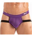 Jockstrap Herren Microfaser – Atmungsaktiv & Elastisch, Lila | TOF Paris