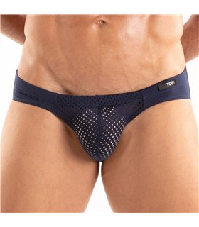 Microfaser Herren Bikini Marineblau – atmungsaktiv & ultraleicht | TOF Paris