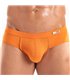 Herren Slips Microfaser, atmungsaktiv & formbetont, Orange | TOF Paris