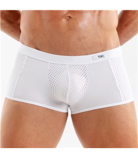 Herren Boxershort Weiß – Atmungsaktiv & Komfortabel mit Perforation | TOF Paris