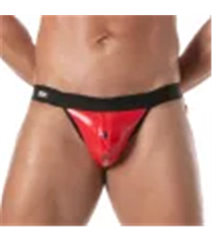 Jockstrap Herren Rot – Stretchiger Komfort mit Druckknopfverschluss | TOF Paris