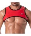 Harness Herren rot – mit praktischem Reißverschluss & Ring | TOF Paris