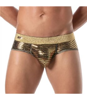Herren-Slip Gold Glitter – Komfort & glamouröser Look | TOF Paris