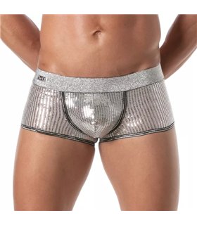 Boxershorts Silber Glitzer – Komfort & glamouröser Sitz | TOF Paris