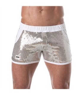 Glitter Shorts Silber – Glänzende Party-Shorts mit Komfort & Style | TOF Paris Glitter Shorts Silber – Glänzende Party-Shorts mit Komfort & Style | TOF Paris