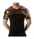 T-Shirt Herren Glitzer Gold – Komfort mit langlebigen Pailletten | TOF Paris