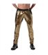 Herrenhose Gold Glitzer – Low-Rise, Komfort & Stil mit Taschen | TOF Paris