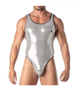 Body String mit Glitzer-Effekt – Komfortabel & Elegant Silber | TOF Paris