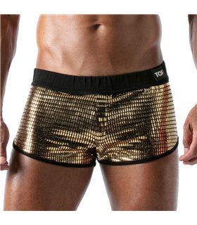 Mini-Shorts Gold – Glitzernd, Retro & Mit Praktischer Tasche | TOF