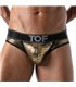 Jockbrief mit Glitzereffekt und komfortabler Fronttasche - Gold | TOF