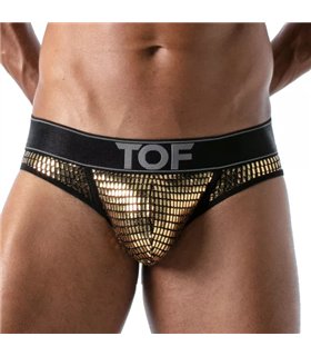 Jockbrief mit Glitzereffekt und komfortabler Fronttasche - Gold | TOF