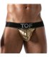 Stringless Thong mit Glitzer-Beutel & Push-up-Effekt - Gold | TOF