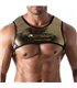 Harness mit Stern und praktischem Reißverschluss-Täschchen - Gold | TOF
