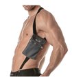 Herren Harness mit 3D Mesh & verstellbarer Tasche – Grau | TOF Paris