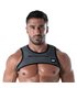 Herren Harness mit 3D-Mesh & Reißverschlusstaschen – Grau | TOF Paris