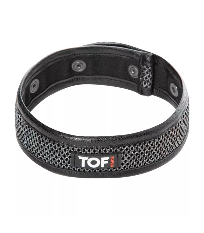 Armband 3D Mesh Silber – Atmungsaktiv & Verstellbar, Sportlich | TOF Paris
