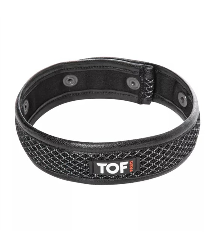 3D Armband – Atmungsaktiv & Verstellbar für Perfekten Sitz, Schwarz-Grau | TOF Paris