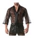 Herren Spitzen-Kimono Weste – Eleganz & Komfort in Schwarz | TOF Paris