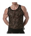 Tank Top Herren Spitze – Elegant, Stretch & Atmungsaktiv, Schwarz | TOF Paris