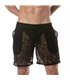 Long Lace Shorts Herren – Semi-transparent, mit tiefen Taschen, Schwarz | TOF Paris