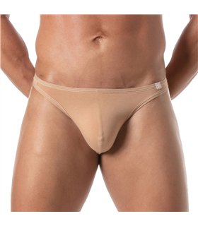 Herren-String Beige – Ultra Low-Rise mit weichem Stretchkomfort | TOF Paris