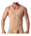 Tanktop Herren Beige – Körpernah & Atmungsaktiv für Sommer | TOF Paris