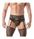 Herren Strumpfhalter Netzdesign – Verstellbar & Atmungsaktiv, Schwarz | TOF Paris