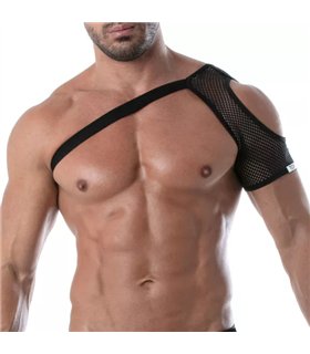Schulter Harness Mesh-Design – Transparenter, moderner Look, Schwarz | TOF