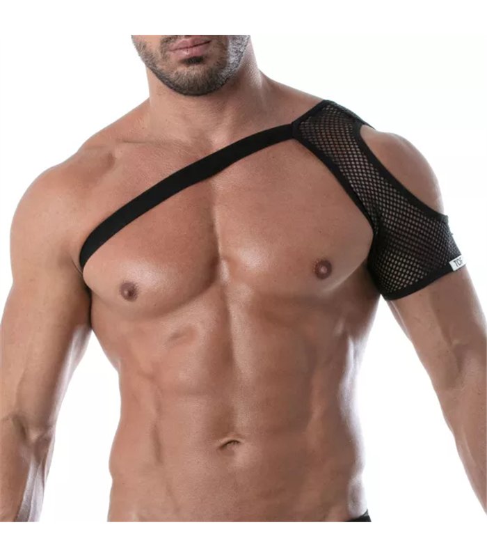 Schulter Harness Mesh-Design – Transparenter, moderner Look, Schwarz | TOF