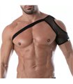 Schulter Harness Mesh-Design – Transparenter, moderner Look, Schwarz | TOF