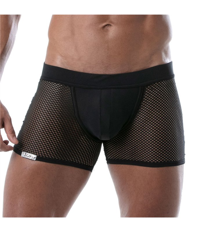 Jockshorts mit Vordertasche & formendem Sitzkomfort, Schwarz | TOF