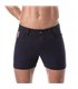 Mid-Thigh Chino Shorts Marineblau – Stretch, Enger Schnitt & Gürtel | TOF Paris