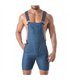 Jeans-Latzhose Shorts Herren – Leicht & Figurbetont mit 5 Taschen, Blau | TOF Paris