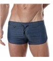 Herren Shorts Retro Denim Blau – Ultra leicht & verstellbar | TOF Paris
