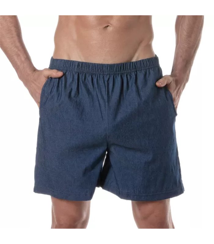 Bermuda Shorts Blau – Leicht, luftig & mit elastischem Bund | TOF Paris