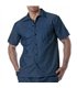 Herren Kurzarmhemd Jeansblau – Leicht & Komfortabel Made in France | TOF Paris