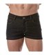 Herren Mini Shorts – Eng geschnitten, Stretch Denim, urbaner Look, Schwarz | TOF Paris