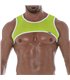 Harness Neon Mesh Gelb – Leuchtend, Atmungsaktiv & Party-Highlight | TOF Paris