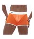 Neon Mesh Shorts Orange – Leicht, atmungsaktiv & auffällig | TOF Paris