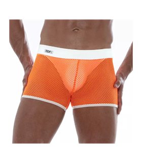 Neon Mesh Shorts Orange – Leicht, atmungsaktiv & auffällig | TOF Paris
