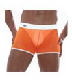 Neon Mesh Shorts Orange – Leicht, atmungsaktiv & auffällig | TOF Paris