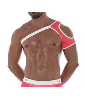 Schulter-Harness Pink – Leicht, Atmungsaktiv & Leuchtendes Mesh | TOF Paris