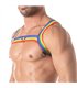 Herren Brustgeschirr Rainbow – elastisch, bunt & stylisch | TOF Paris