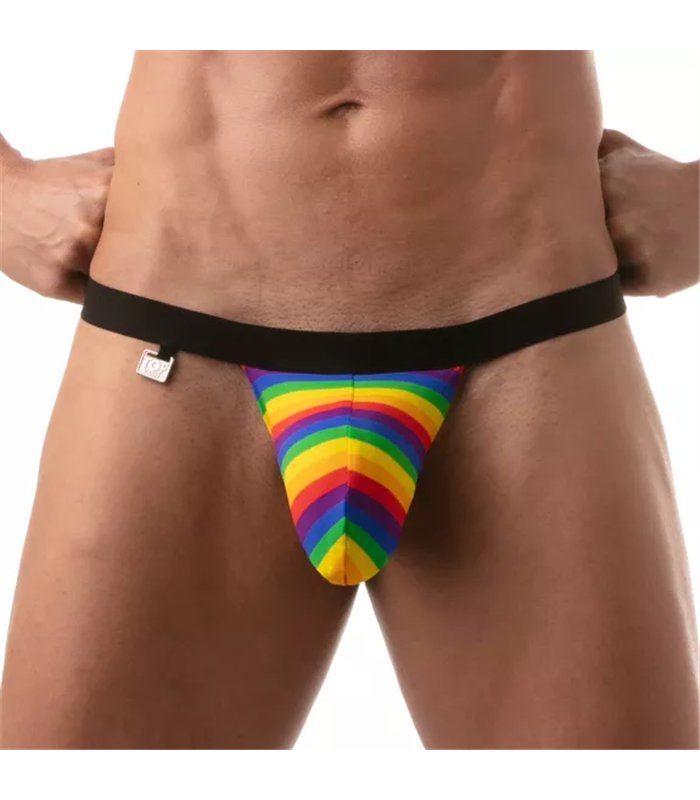 Bade-String Rainbow – Bunte Farben & perfekter Sitz, elastisch | TOF Paris