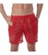 Herren Long Shorts Rot – Transparenter Look mit Mesh & Komfort | TOF Paris