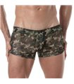 Herren Mesh Shorts Camouflage – Transparent, leicht & atmungsaktiv | TOF Paris