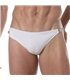Herren Badebriefs mit seitlicher Kettendetail – Eleganter Look, Weiß | TOF Paris