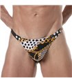 Herren Swim Thong Barock-Design – Komfort & Eleganz in Schwarz | TOF Paris