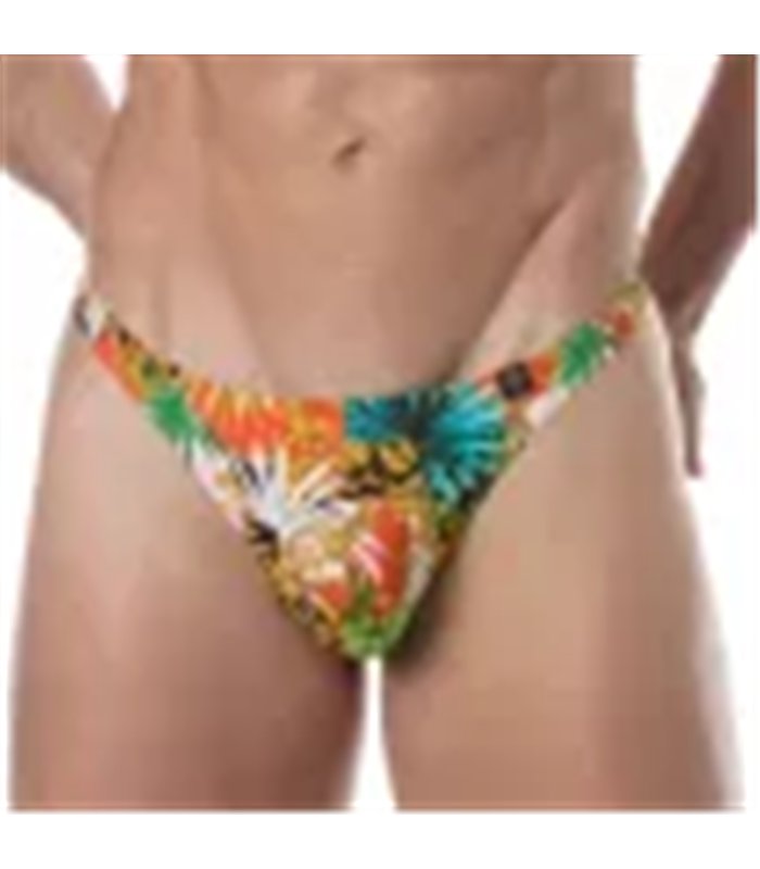 Bade-Slip Barockdesign Orange – Elegant & Komfortabel | TOF Paris